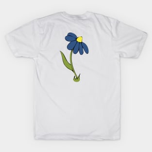 Daisy Whimsical Cartoon Illustration Happy Colours T-Shirt